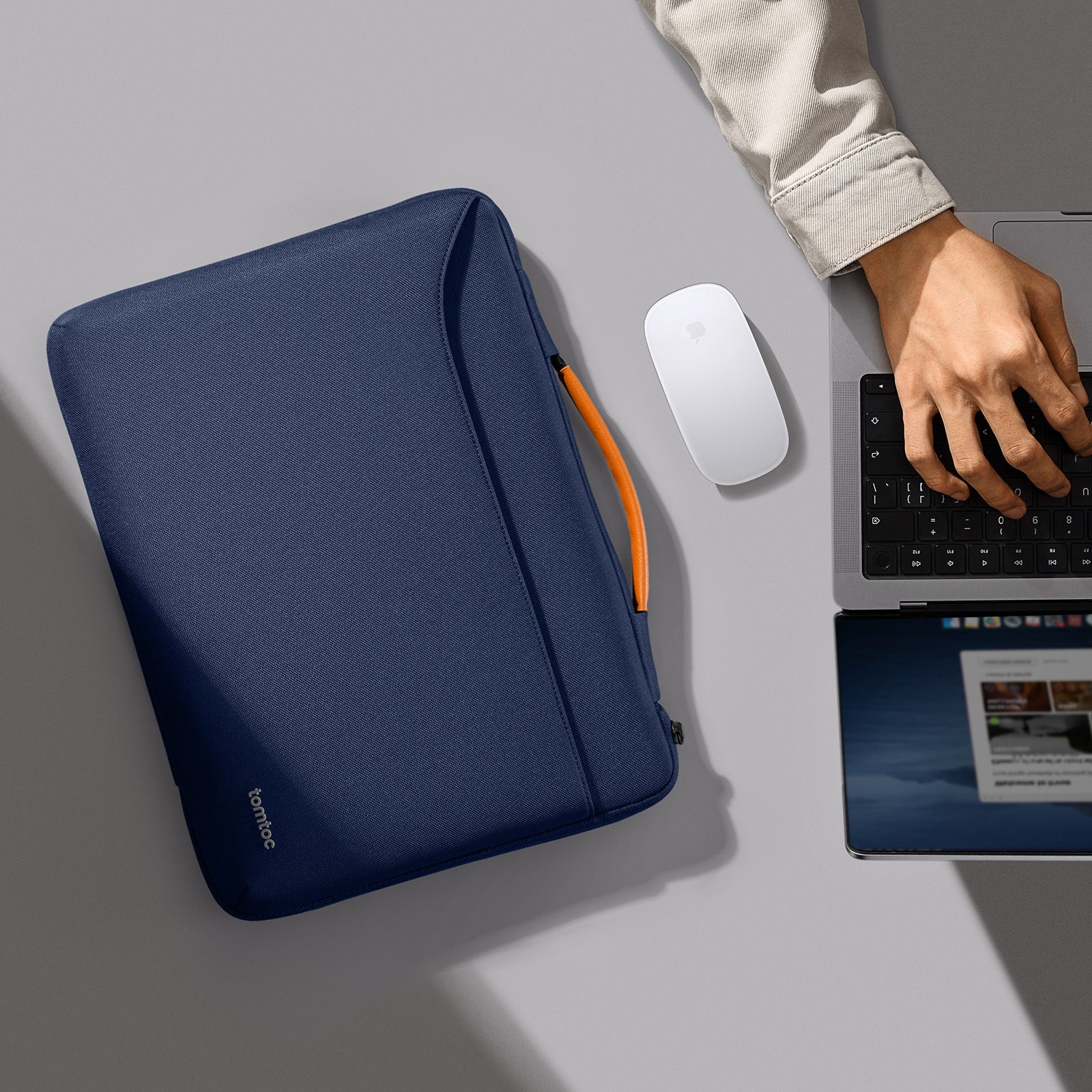 tomtoc Defender-A22手提電腦袋 適用於13吋 MacBook Air/Pro