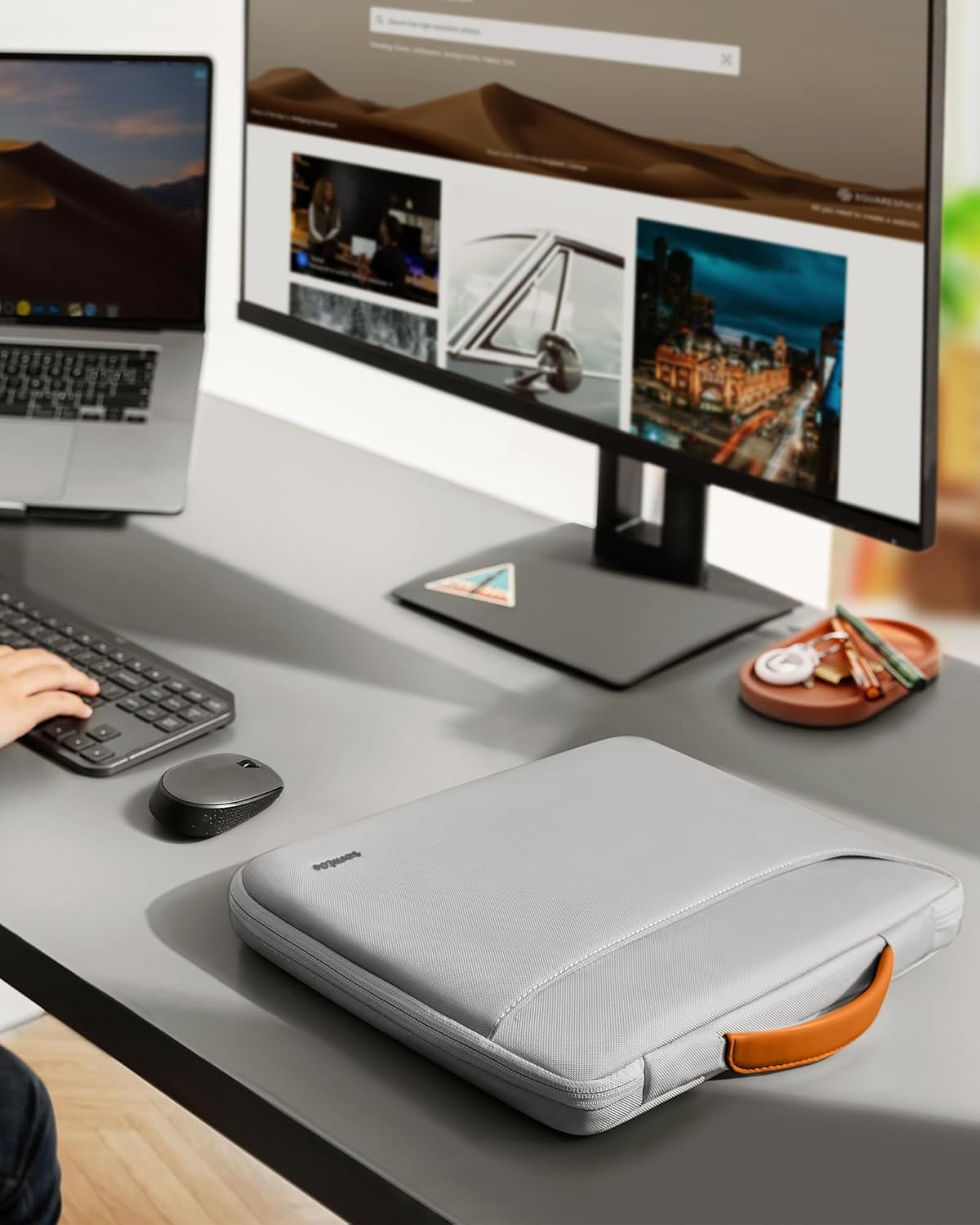 tomtoc Defender-A22手提電腦袋 適用於14吋電腦