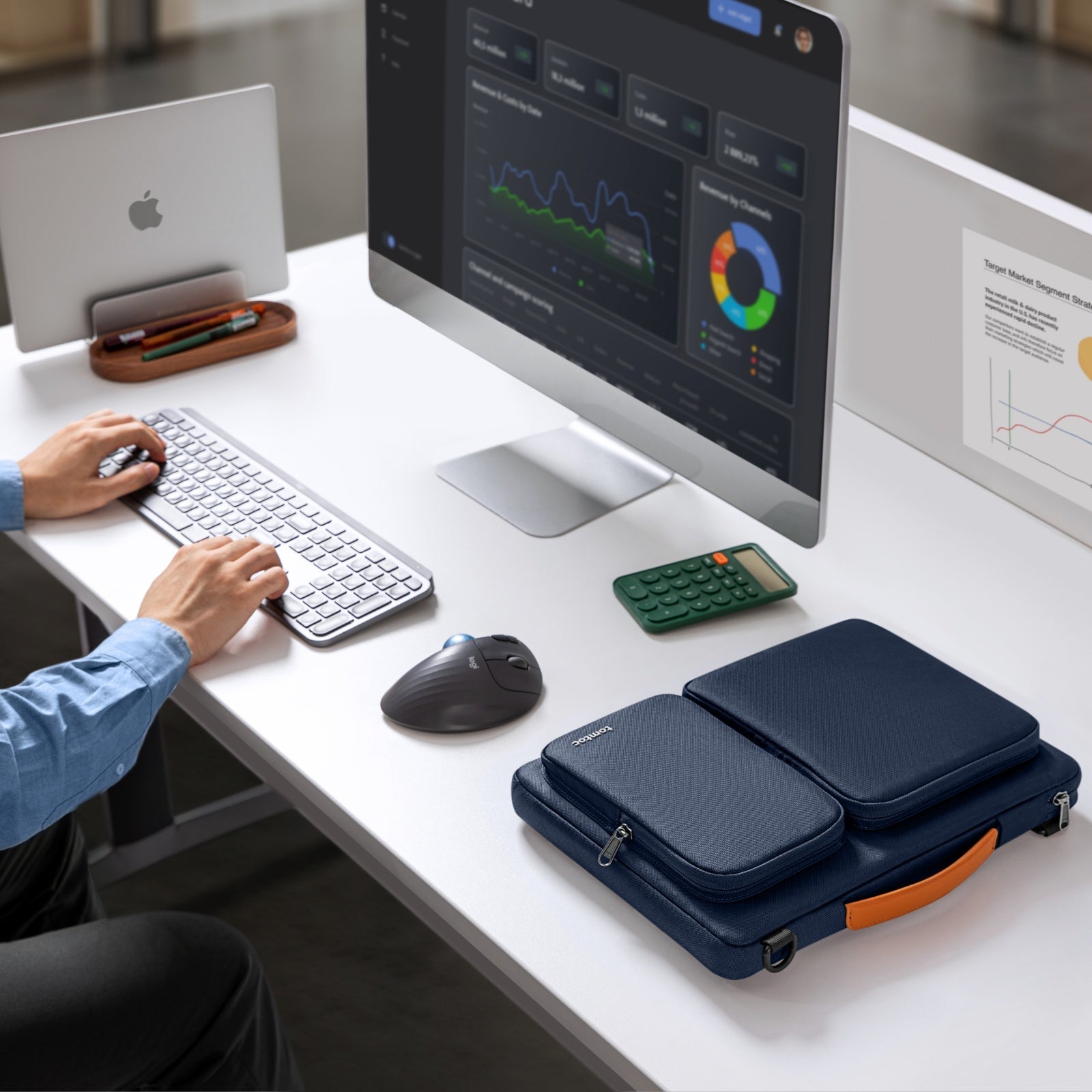 Defender-A42 手提電腦保護袋/斜孭袋 適用於16吋MacBook Pro