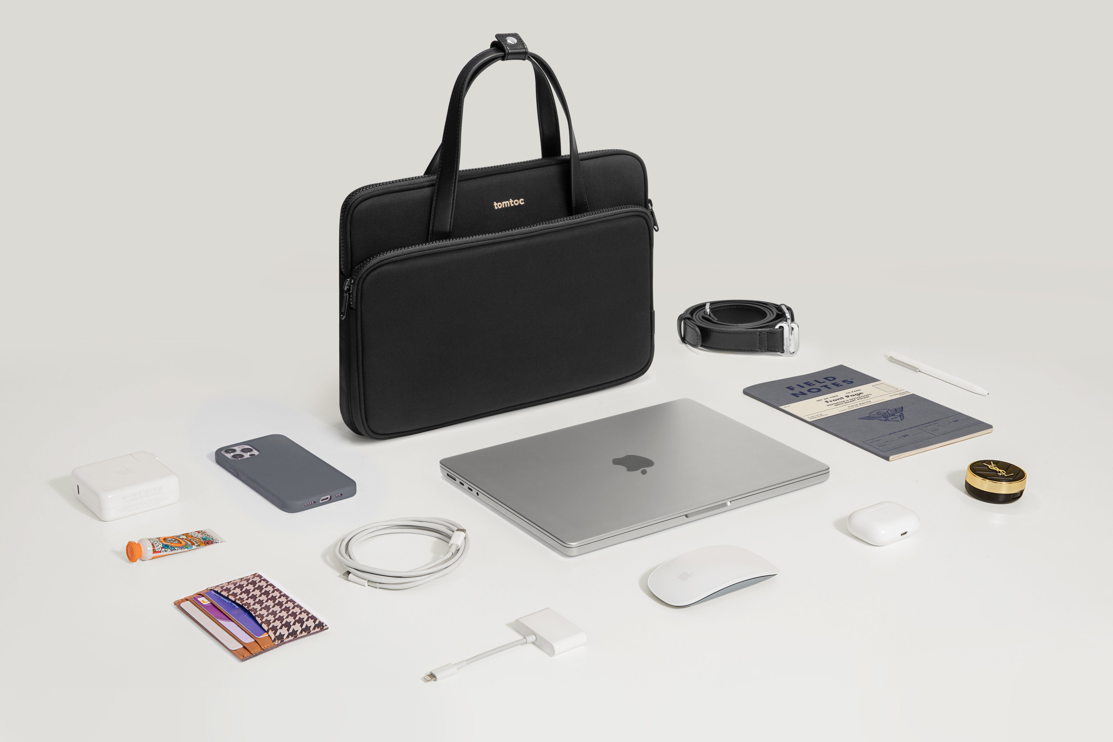 tomtoc Versatile-A12 手提電腦保護袋 13.5-14吋 (帶肩帶)