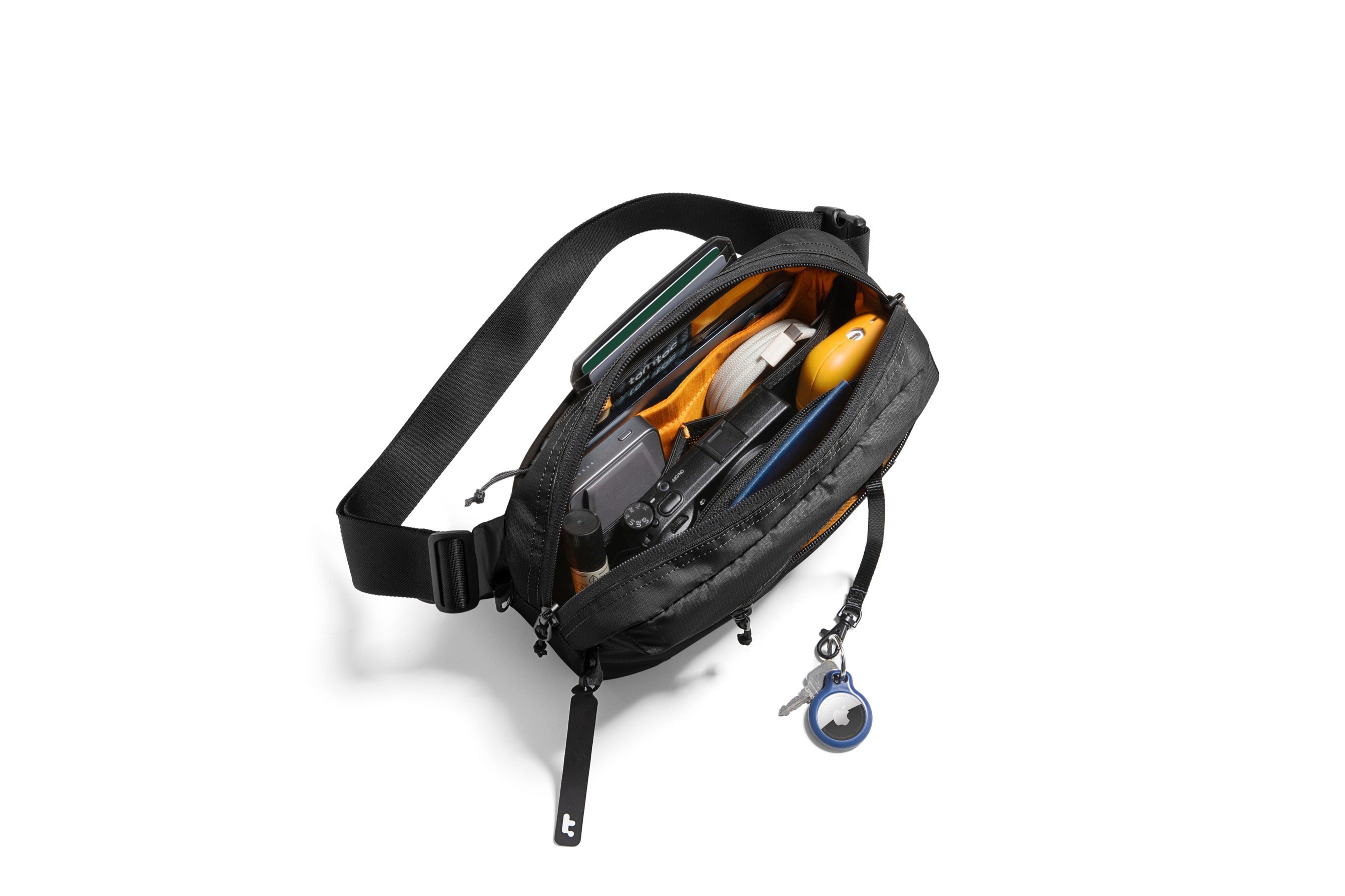 tomtoc Aviator-T33 飛行家輕行胸包 2.5L 輕影黑 T33S2D1