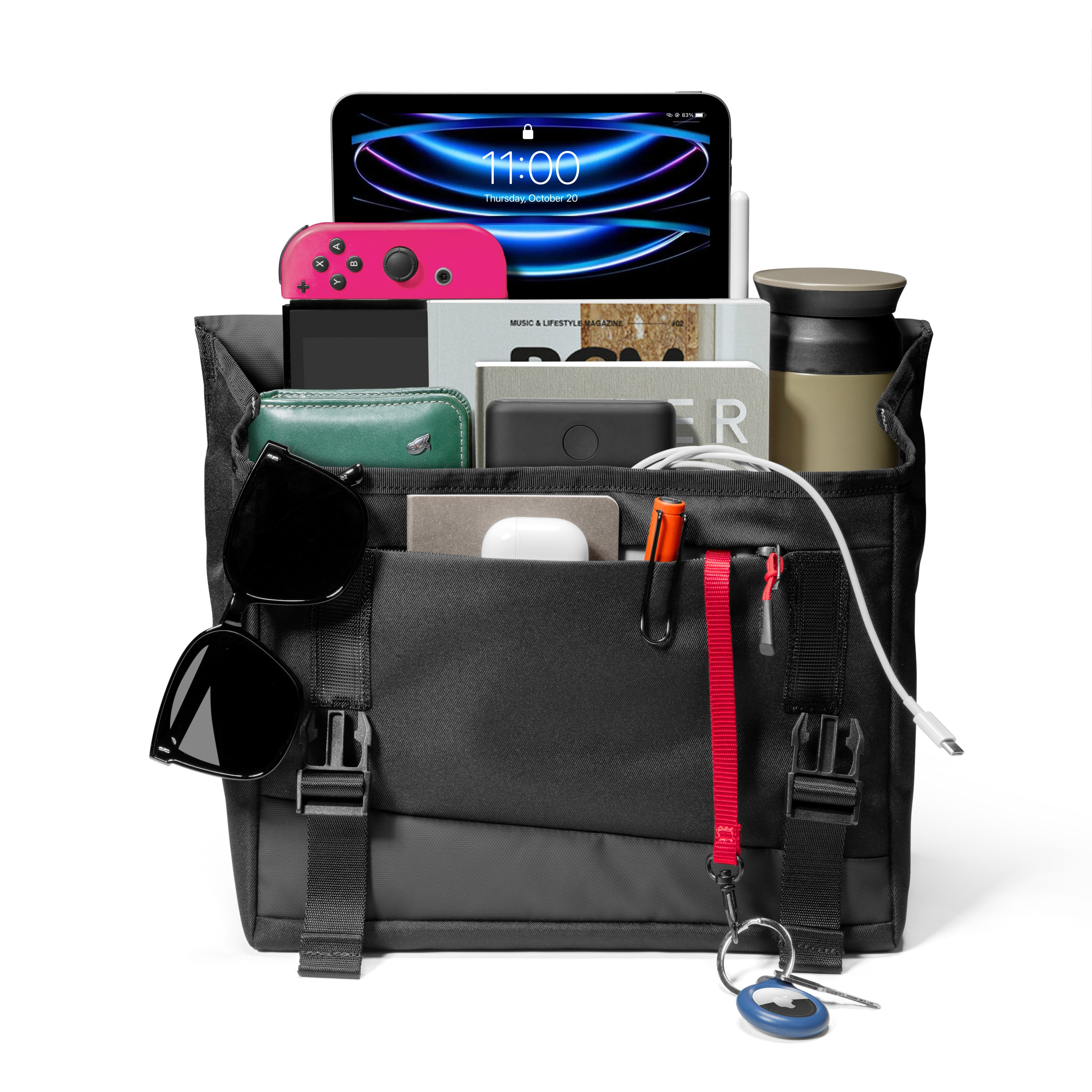 tomtoc Slash - T27 Shoulder Bag, meteorite T27S1D1