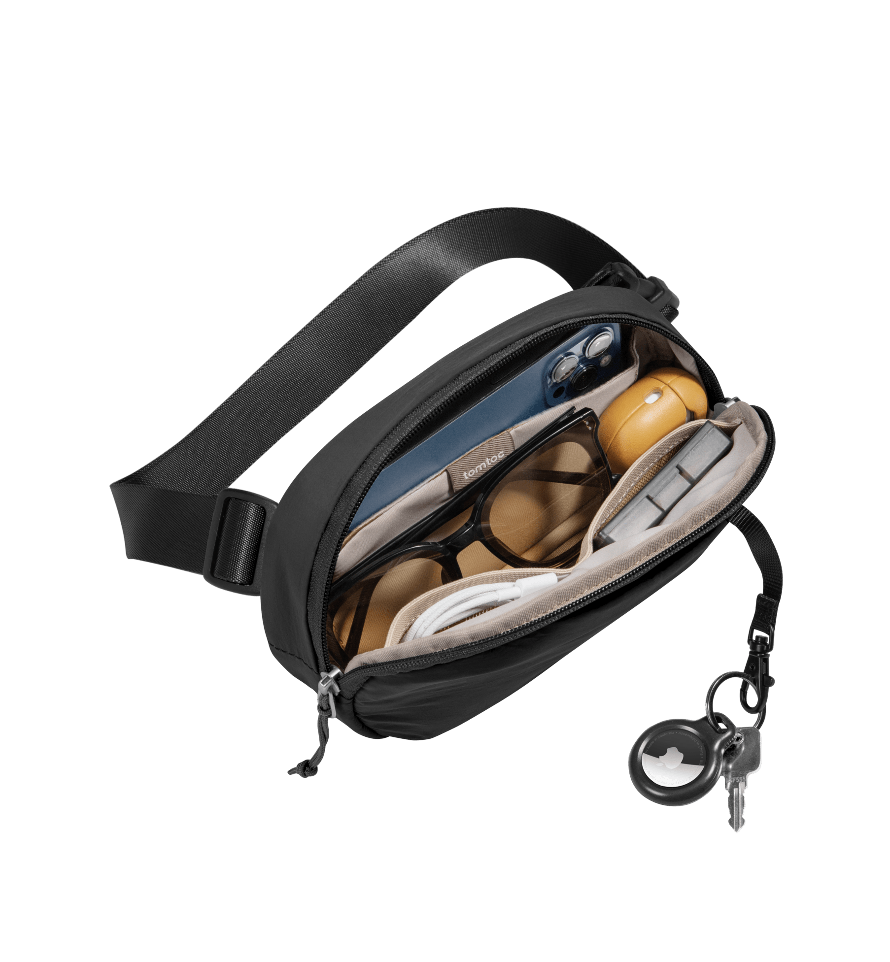 tomtoc Bean-T32 輕遊芸豆包 1.5L 黑豆 T32S1D1