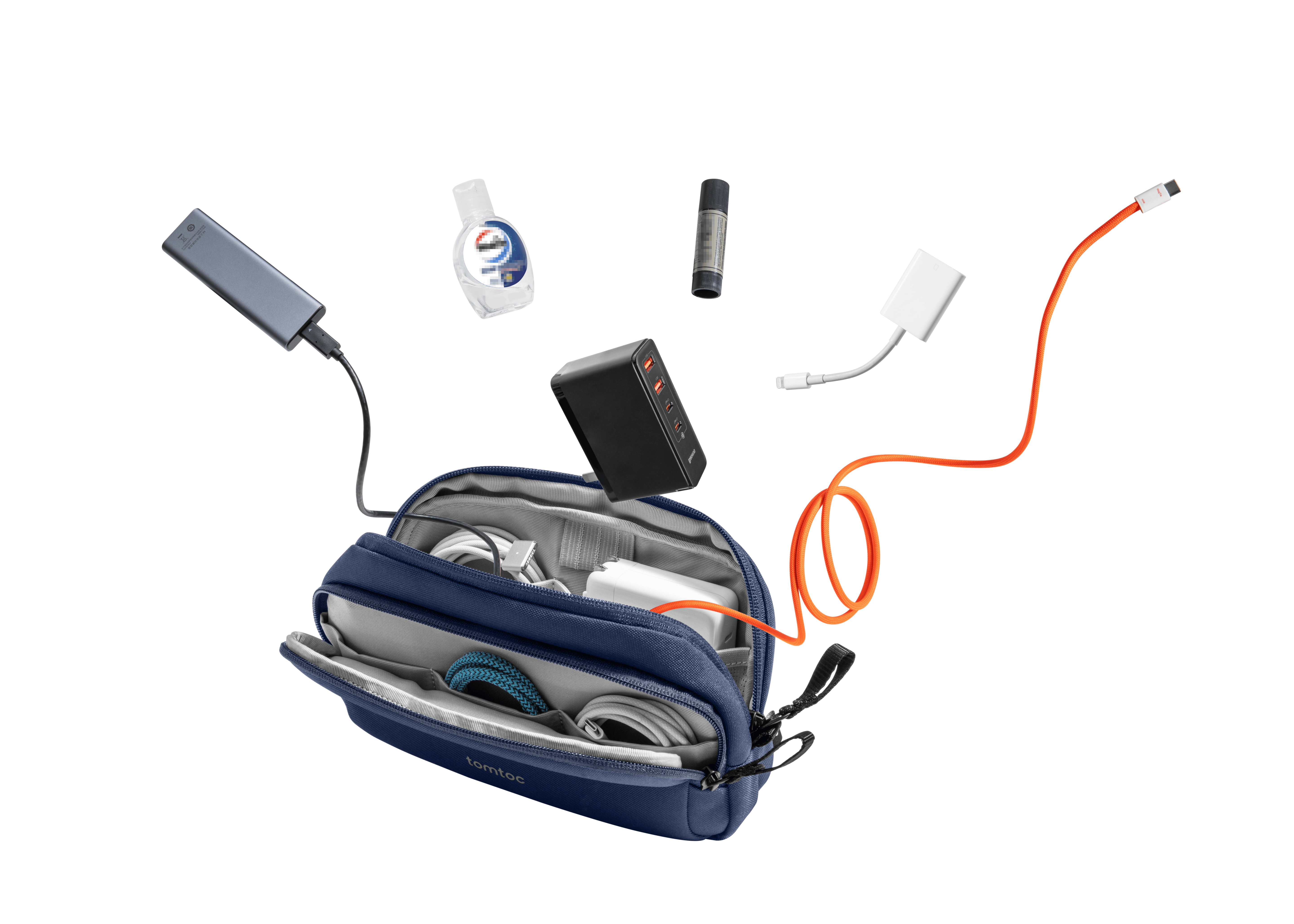 tomtoc Light- T12 隨身配件包 1.8L 午夜藍 T12M1B2