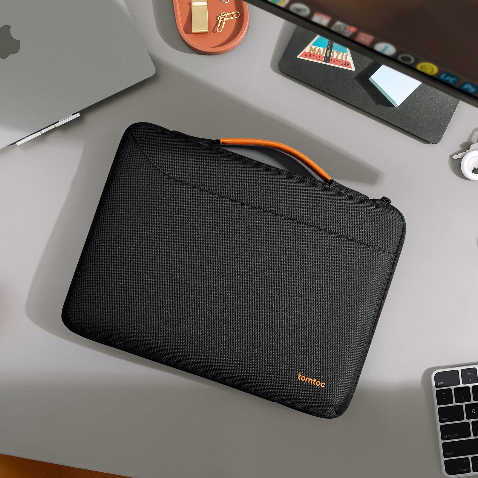 tomtoc Defender-A22 Laptop Briefcase 16吋 Black A22F2D1