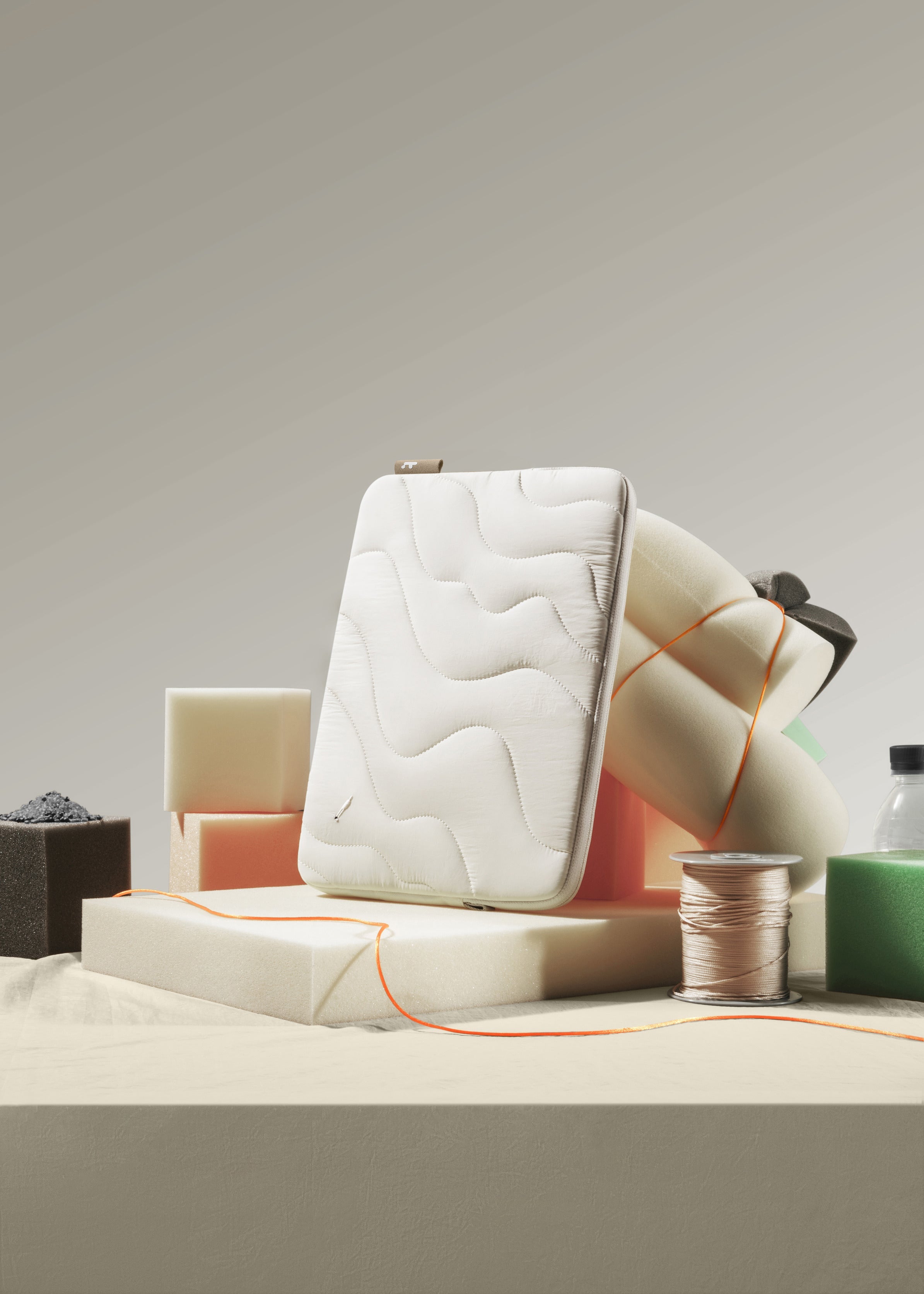 tomtoc Terra-A27地球肌理內膽包13寸冰川白 A27C2W1