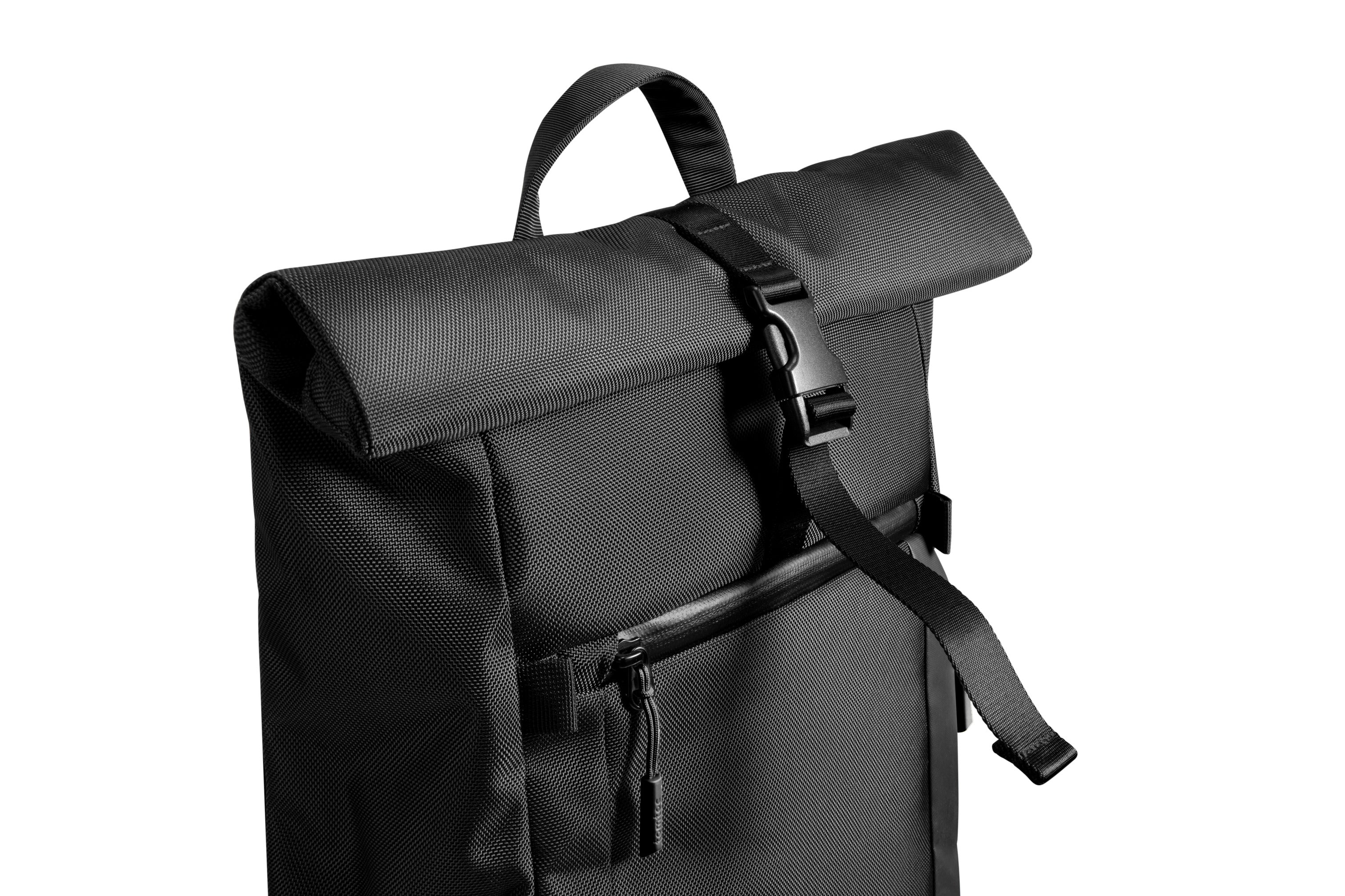 tomtoc Navigator-T61 Rolltop Backpack Black T61L1D1