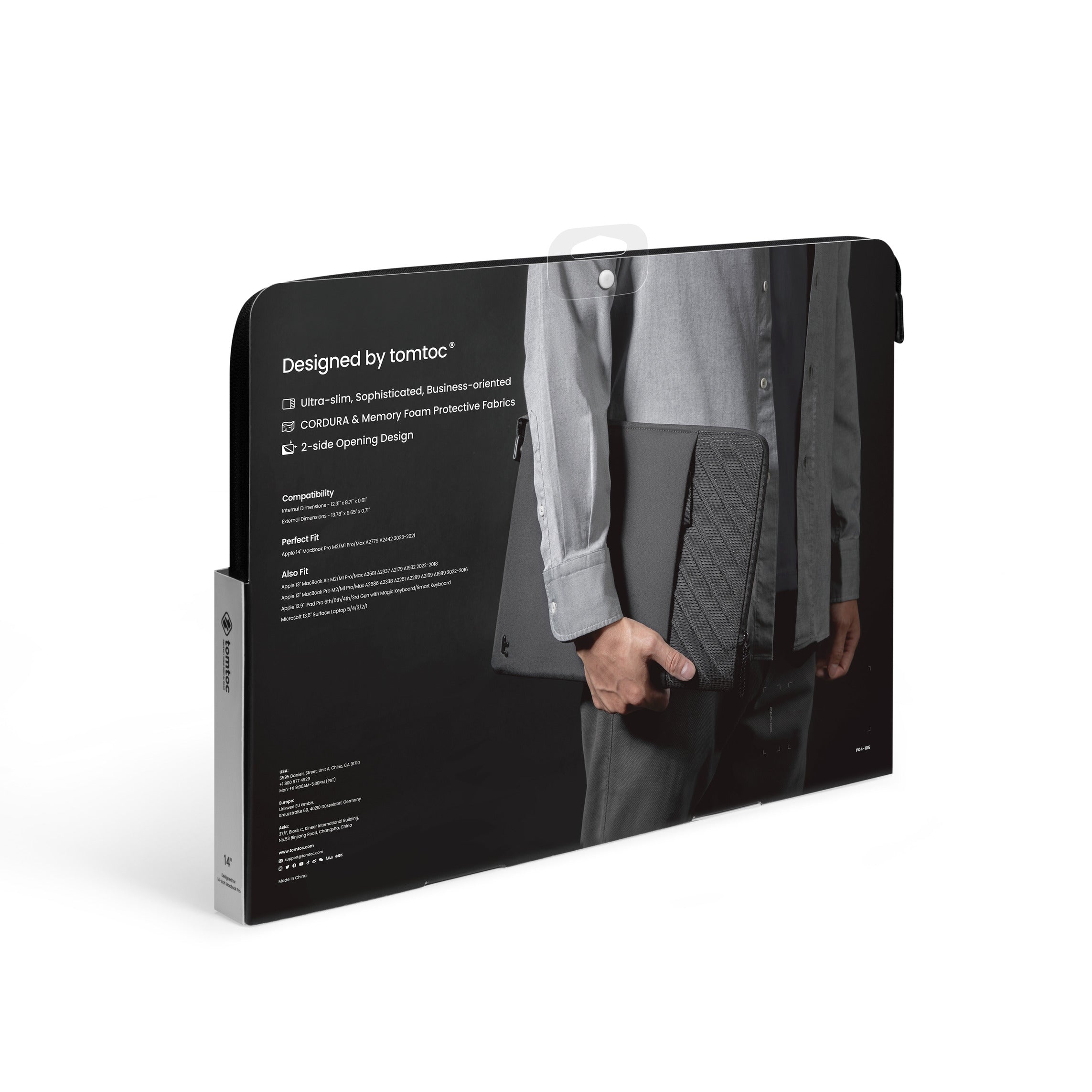 tomtoc Voyage-A10 筆記型電腦保護套（適用於 13 吋 MacBook Air/Pro）A10C2D1
