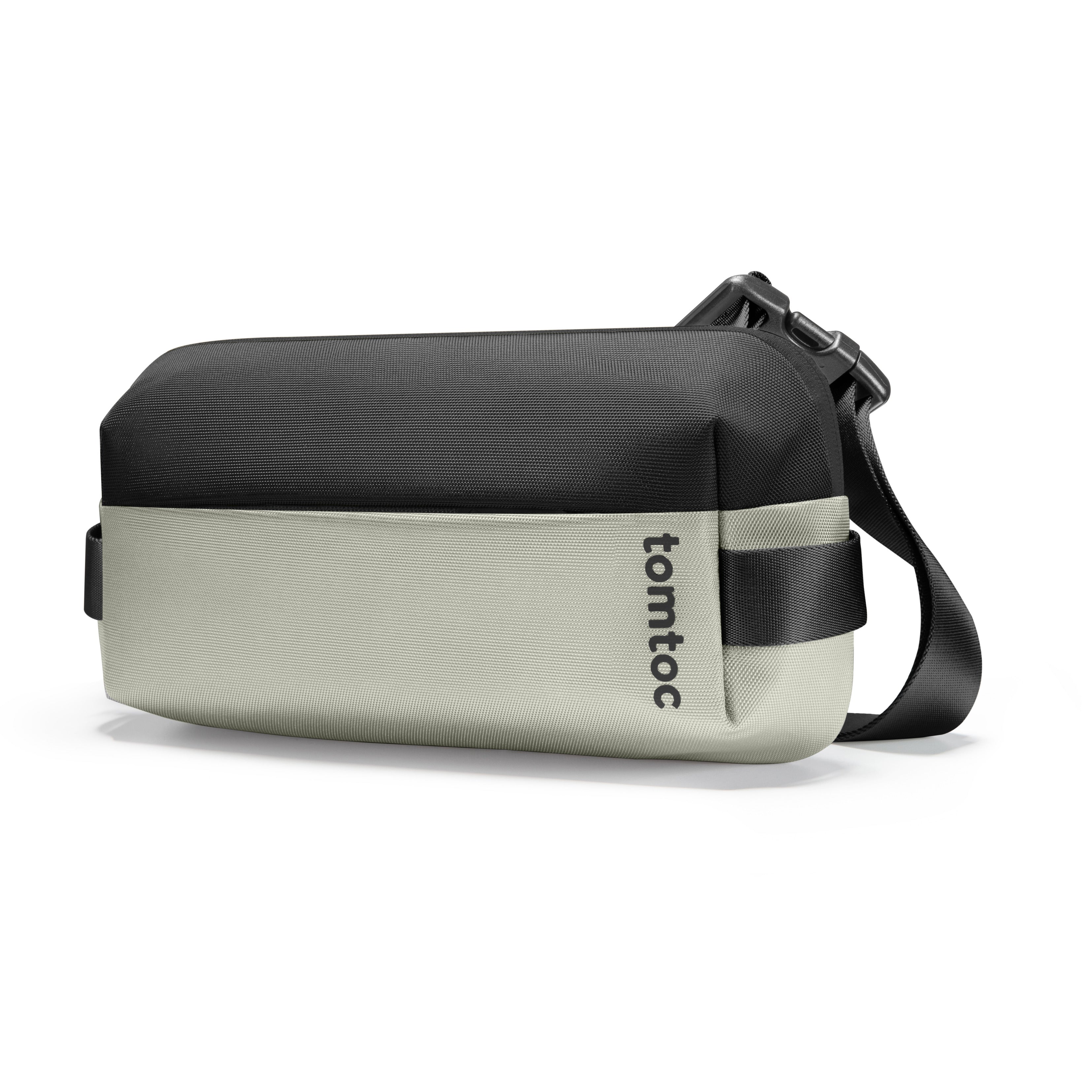 tomtoc Explorer-T21 城市穿梭斜背包 S 8.3吋/3L (Black, Last Summer, Space Gray, Light Gray, Olive Green)