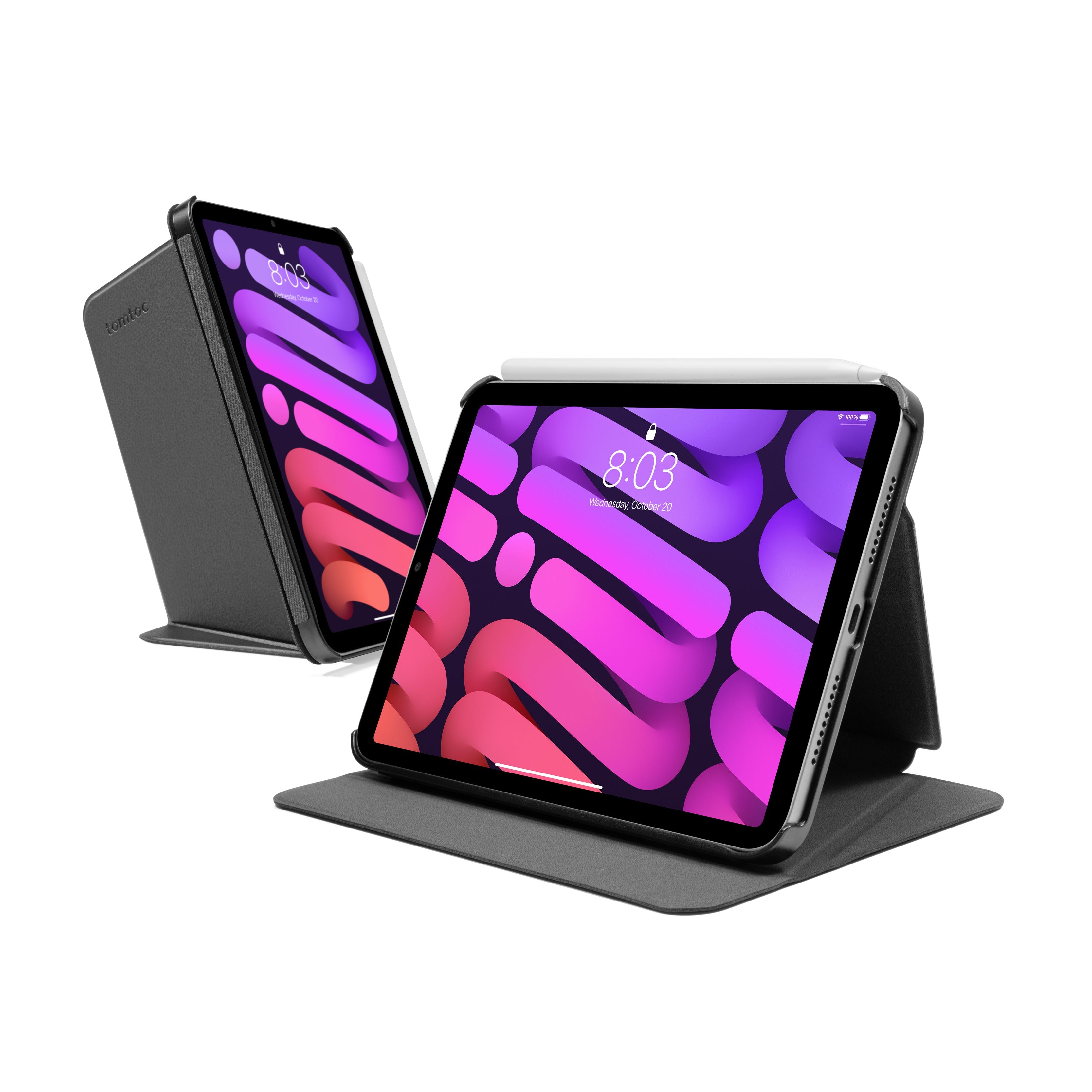 tomtoc Inspire-B55 iPad Tri-Mode Case 8.3吋 Black B55A4D1