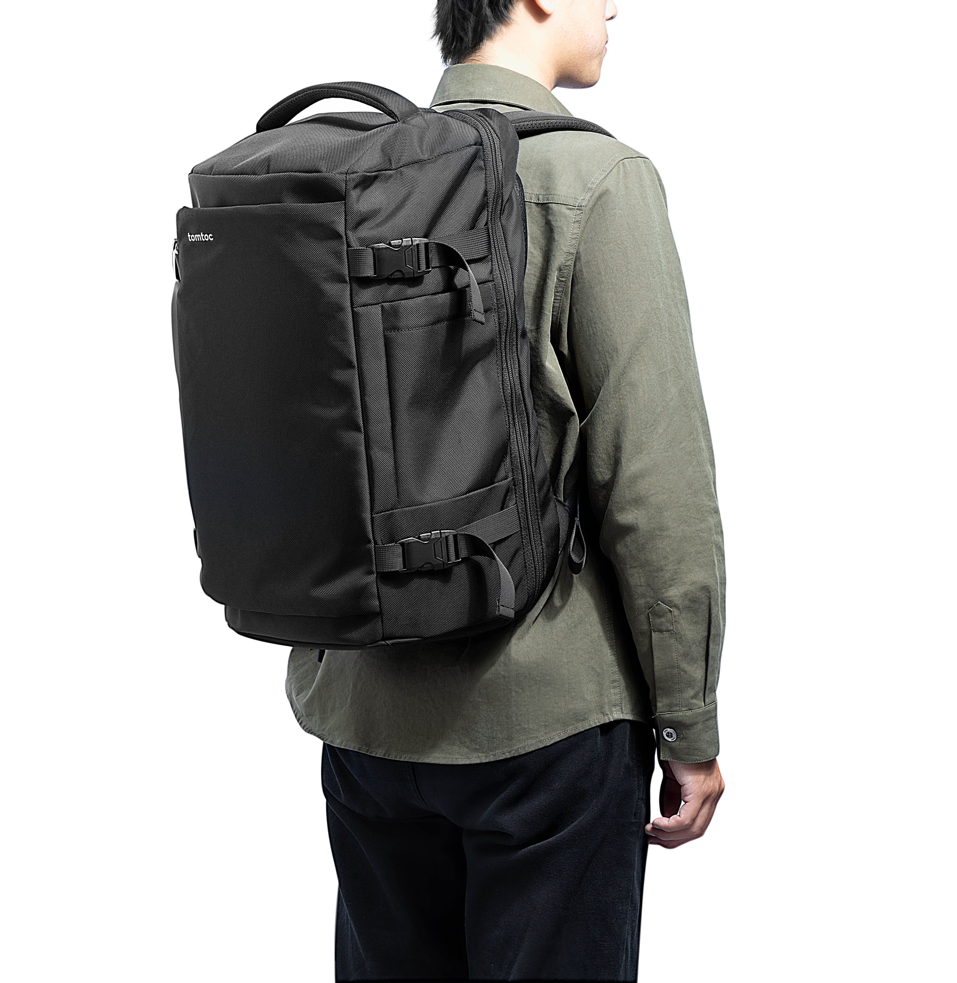 新品！tomtoc！大容量 40L！　T66M1D1 tomtoc 40L Backpack - Flight Approved, Water-resistant
