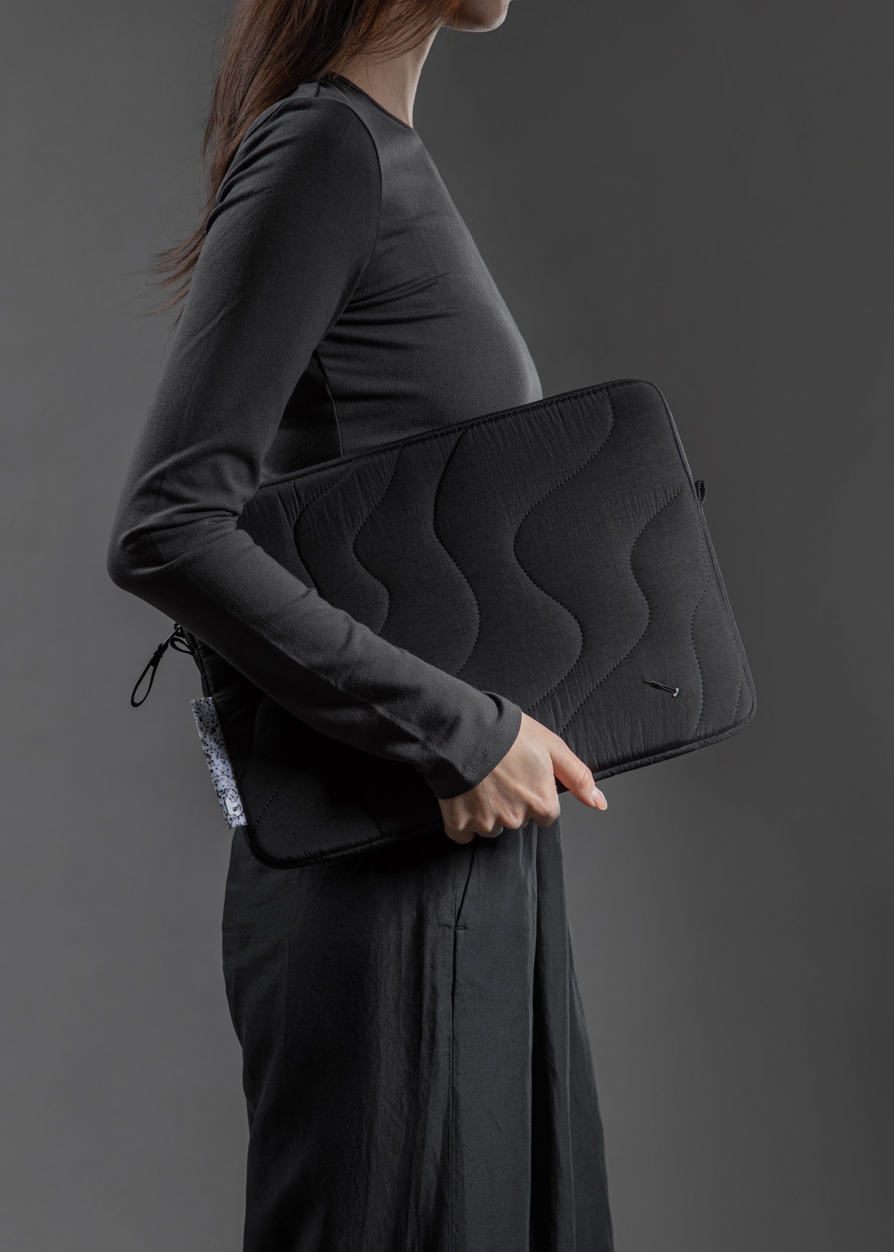 tomtoc Terra-A27 地球肌理內膽包 13寸 熔岩黑 A27C2D1