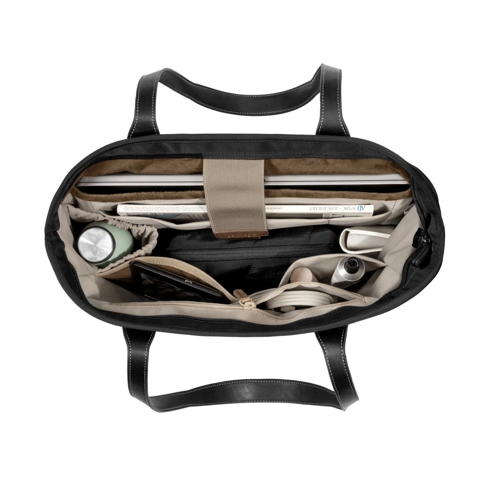 tomtoc  Versatile-T23 Laptop Tote Bag Black T23L1D1
