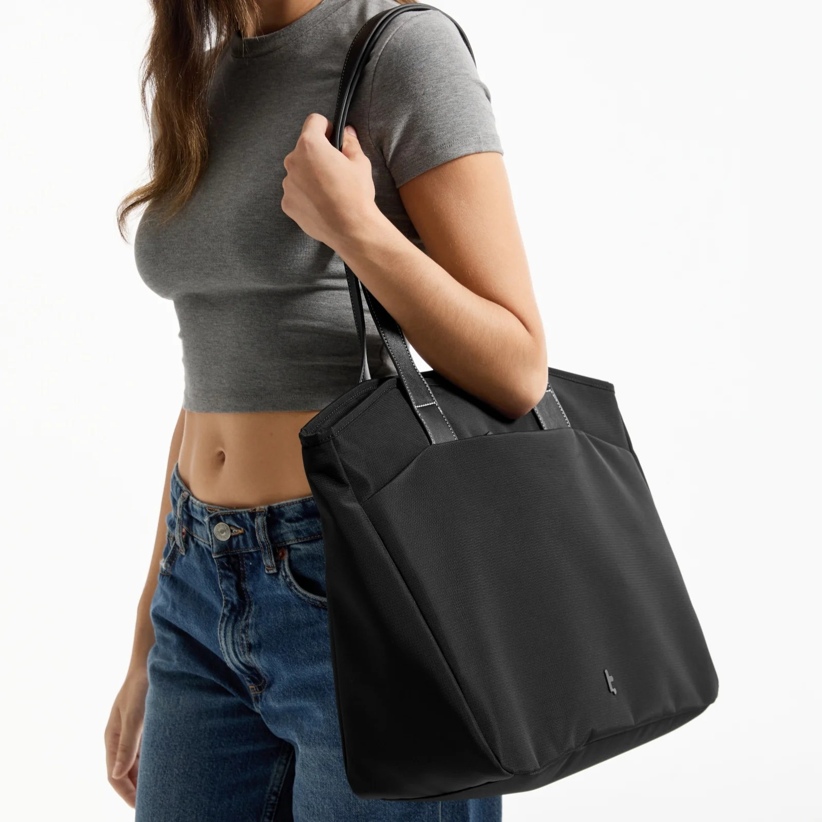 tomtoc  Versatile-T23 Laptop Tote Bag Black T23L1D1