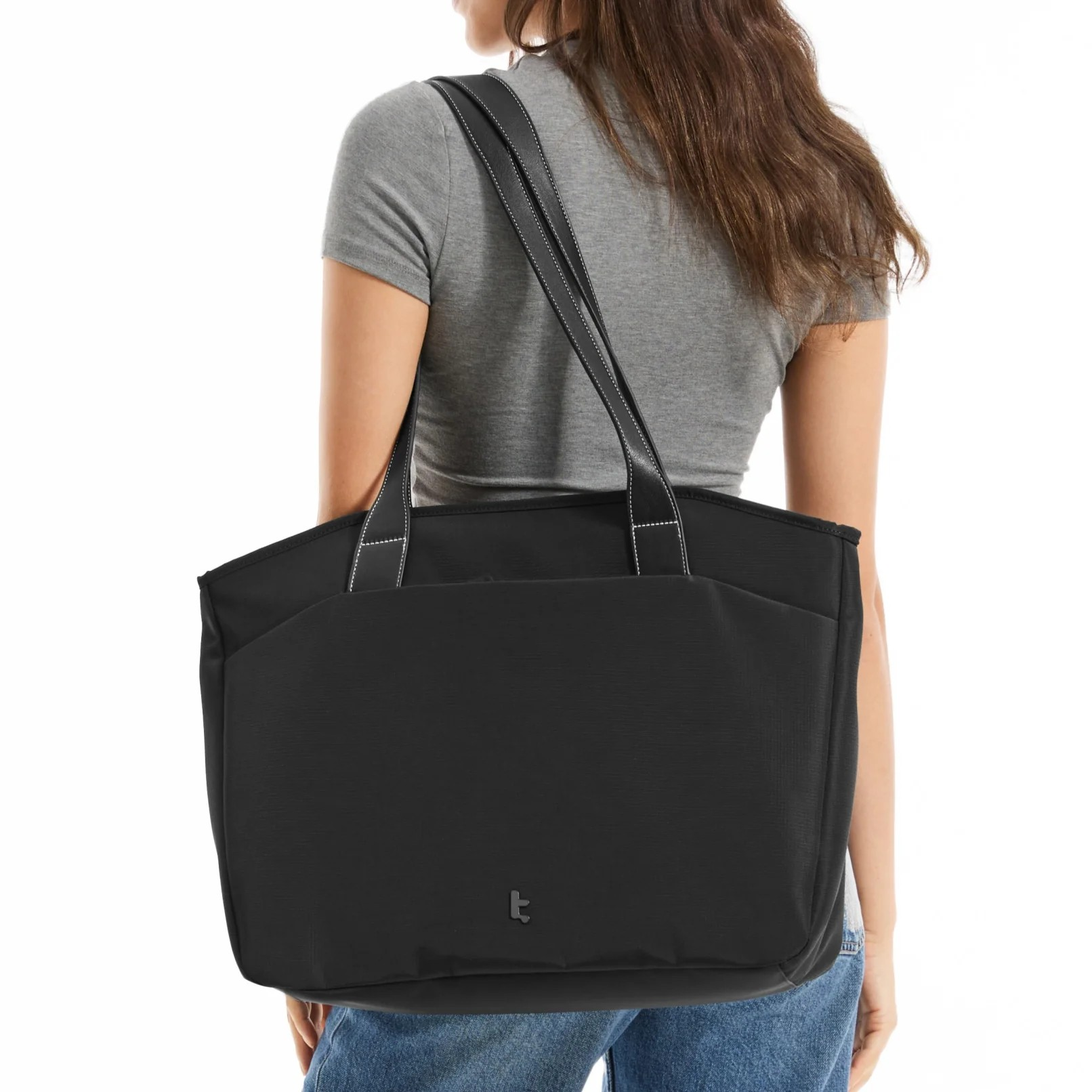 tomtoc  Versatile-T23 Laptop Tote Bag Black T23L1D1